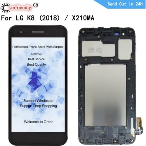 For LG K8 (2018) LM-X210MA SP200 LCD Display+Touch panel Screen Replacement Digitizer with frame Assembly For LG K8 2018