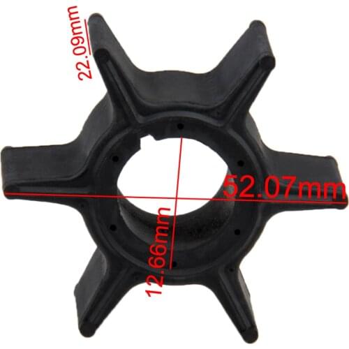 Water Pump Impeller for Nissan Tohatsu 30 40 50 HP 2 Stroke TLDI 3C8-65021-2 Outboard Motor 6 Blades Boat Parts & Accessories