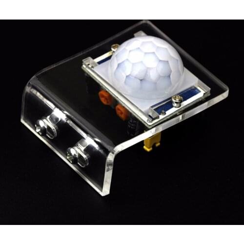 HC-SR501 Acrylic Bracket IR Pyroelectric Infrared Motion Sensor Detector Module for arduino Diy Kit