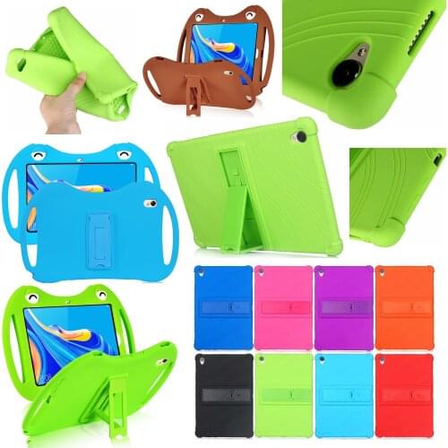 Soft Silicon Kickstand Cover Rubber Skin Case For Huawei Mediapad M6 10.8 2019 M6 10.8" (Pro) SCM-W09/AL00 Funda Capa +Film +Pen