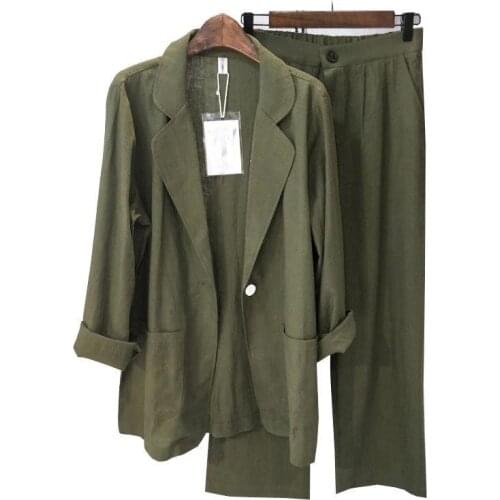 Женские стильные брючные костюмы OloMM China At AliExpress