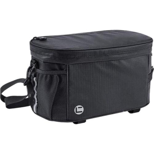 Bike Insulated Rack Bag 10L Multi Bike Trunk Cooler Bag Bicycle Rear Carrier Pack Reflective for Outdoor Traveling