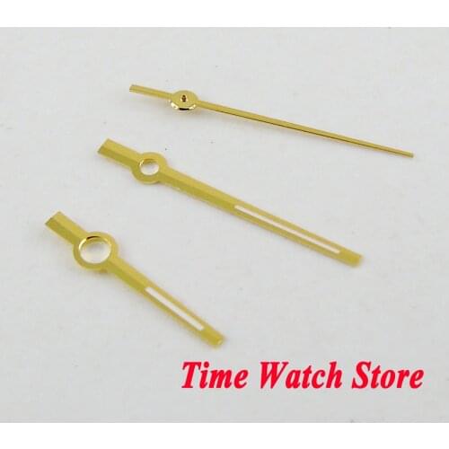 Super luminous Golden watch hand fit for Miyota 8215 8205 821A mingzhu 2813 Automatic movement H103