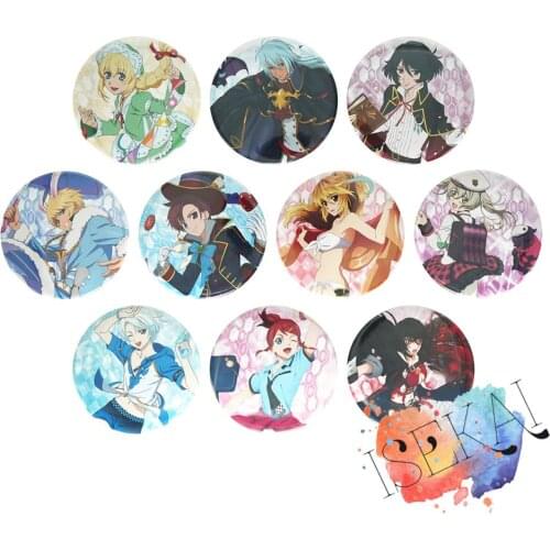 Tales of Asteria Anime badge Velvet Crowe Metal Badge Brooch Pins