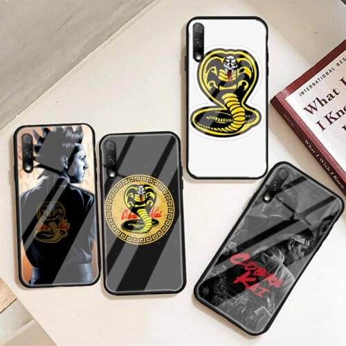 TV Cobra Kai Snake Soft Cover Phone Case For Huawei P9 10 20pro 30lite Mate 9 10lite 20pro Honor 7A 8X 9 Tempered Glass