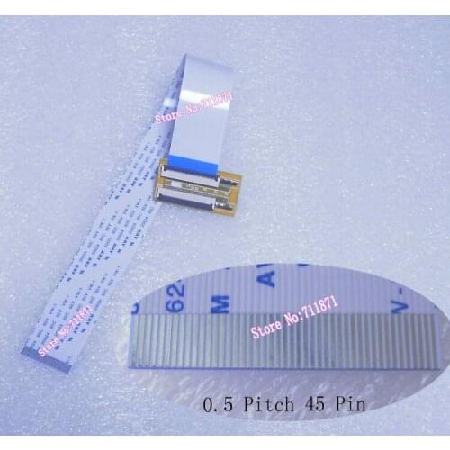 0.5 Type A 250mm 45P FFC Extension Connector 45Pin FPC TTL Extend cord Adapter plate 45P Flexible Flat Cable lengthen joint