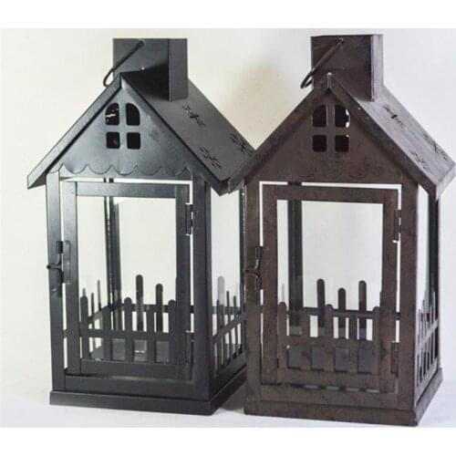 Candle Holder Lantern Vintage Tealight Lantern Candle Display Holder For Xmas Home Bar Party Display Ornament Decoration