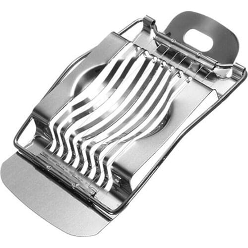 1Pcs Stainless Steel Boiled Egg Slicer Section Cutter Mushroom Tomato Cutter Kitchen Tool New Kitchen Accessories