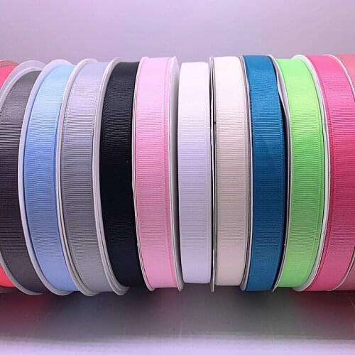 5yards 15mm Grosgrain Satin Ribbons for Wedding Christmas Party Decorations DIY Bow Craft Ribbons Supplies