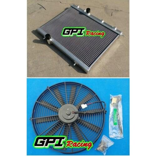 ALUMINUM RADIATOR FOR PEUGEOT 206 GTI/RC 180 1999-2008 00 01 02 03 04 05 06 07