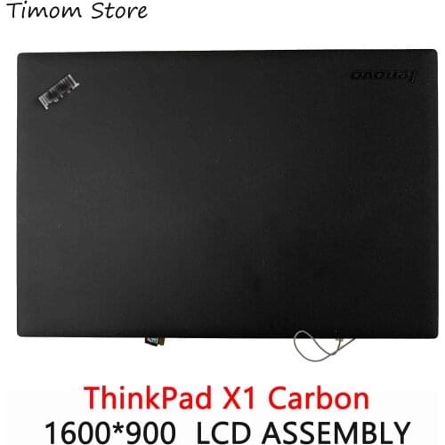 For Lenovo ThinkPad X1 Carbon TOUCH UPPER ASSEMBLY A&B Cover HD+ 1600*900 14.0 inch New Notebook Upper Half Set Assembly Monitor