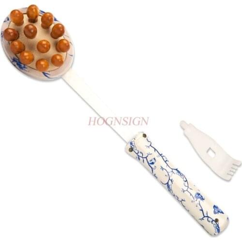 Back massager Massage stick massage hammer massage blue and white massager meridian flapping stick fitness back stick