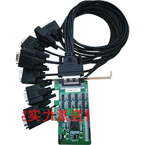 New Original Spot Photo For MOXA CP-168EL-A PCI-E 8 Serial Port Card RS-232 Multiple Serial Port Card