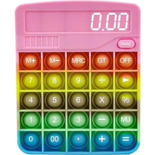 New listing Push Bubble Sensory Toy Autism Special Needs Silicone Pressure Relieving Toys Gifts for Kids Adults