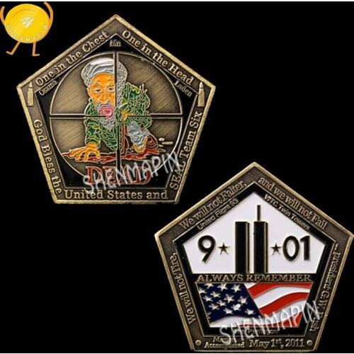 US Navy Seal Team 6th Commando Commemorative Coin Counter-terrorism Special Forces 911 Pentagon Coins Collectibles Military Coin