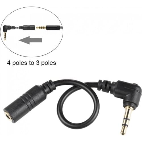 3.5mm Male to Female Microphone Adapter Converter Stereo Audio Mic Conversion Line Extension Cable for Microphone Headphone