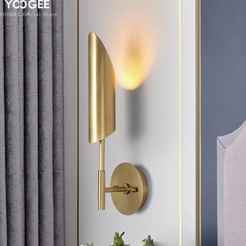 Modern New Wall lamp Creative Design LED Living Room Background Wall Light Gold Bedroom Bedside Decoration Light Fixtures