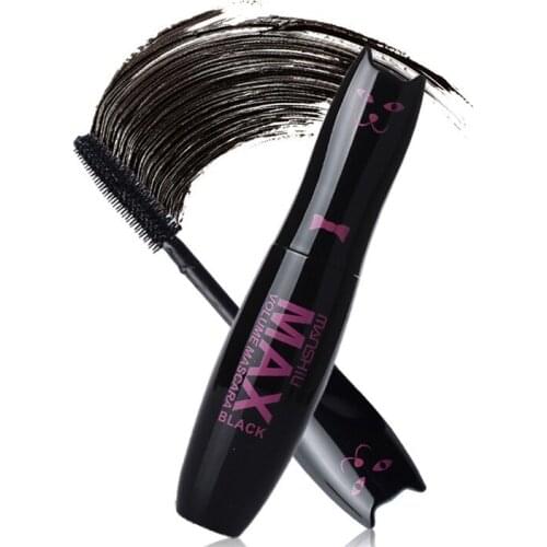 Mascara Black Water-proof Curling And Thick Eye Eyelashes Makeup 4d Fiber Lash Mascara