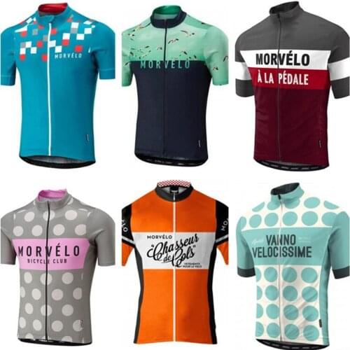2018 Summer Morvelo Cycling Jersey short sleeve cycling shirt Bike bicycle clothes Clothing Ropa Ciclismo