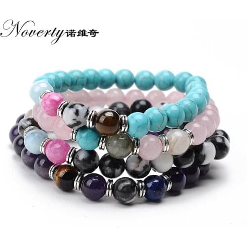 WICHMOMO Stone Bracelets