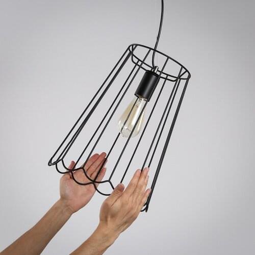 Nordic iron pendant lamps retro cafe bar restaurant loft simple industrial wind wrought iron lighting pendant light ZA98434