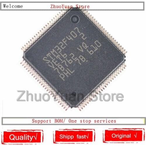 1PCS/lot New original STM32F407VET6 STM32F407 LQFP-100 Cortex-M4 32-bit MCU IC chip