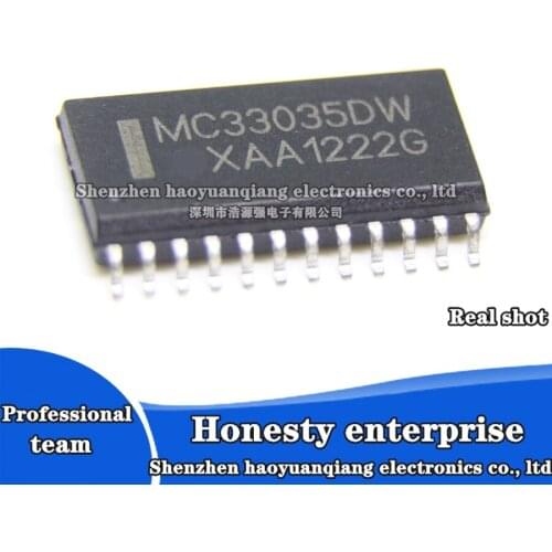 2PCS Genuine Original MC33035 MC33035DW Motor and Fan Controller Patch SOP-24 Cn(origin)