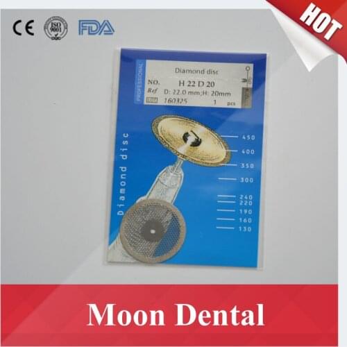 Hot-selling 10 PCS 22*0.2mm Dremel Accessories Diamond Cutting Disc Mini Diamond Cutting Disc for Cutting Gemstone/Glass/Ceramic