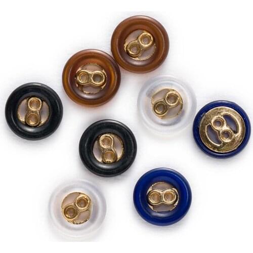 10pcs Round Metal Small Buttons for Sewing Scrapbooking Home Clothing Replace Handmade Crafts Accessories Card Making Decor 10mm