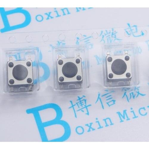 400pcs micro Switch 6*6*5mm taping touch switch 6*6*5 SMD micro switch (panel mounted temperature)