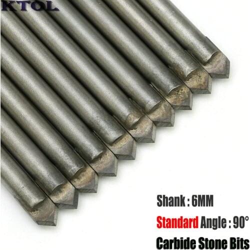 6MM 90 Stand Degree, 3D V CNC Carbide Cutters End Mill Router Tools for Stone Engraving Lettering,Stone Cutting Tools Bit China