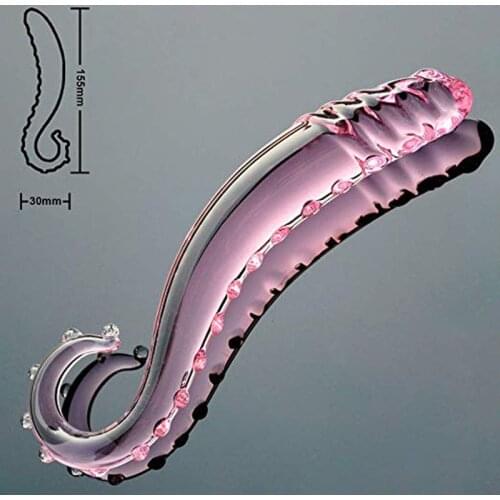 Glass Anal Plug Anal Sex Toys Prostate Massager Erotic Adult Sex Toys for Men Women Wand Sex Products Butt Plug Crystal Dildo