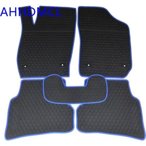 Car Rubber Mats Floor Mats Anti-Slip Mat Carpet Feet Pads For Polo 2009 2010 2011 2012 2013 2014 2015 2016 2017 Left Hand Drive