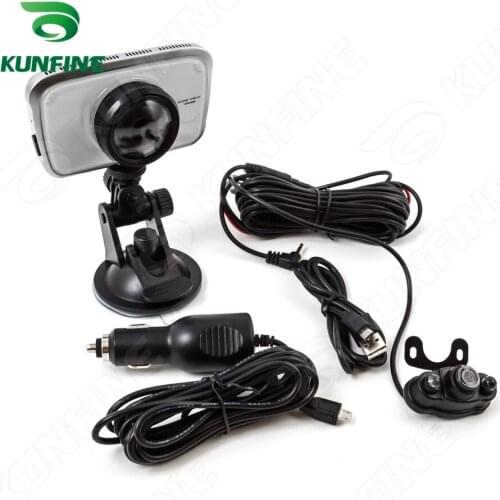 HD 1080P 3.5" Display Dual Camera Digital Video Recorder car DVR Camera for Android with G-Sensor Cycle Recording KF-A1049