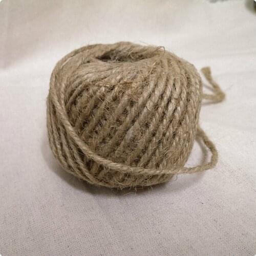 DIY Natural COLOR Jute Rope Twine 40M*3Ply Decorative Handmade Accessory Hemp Rope/Hemp cord 40m/rolls MS20141010001