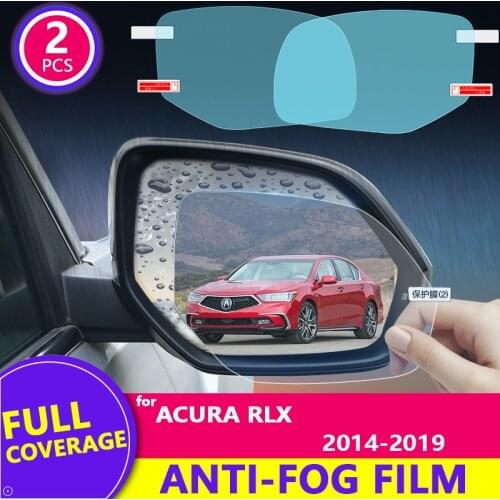 For Acura RLX 2014 2016 2017 2018 2019 Full Cover Rearview Mirror HD Film Anti-Fog Rainproof Auto Mirror Sticker Car Accessories