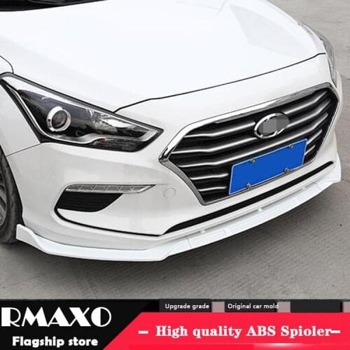 For Hyundai Elantra Body kit spoiler 2016-2018 For Elantra BK ABS Rear lip rear spoiler front Bumper Diffuser Bumpers Protector
