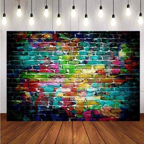 Old Brick Wall Backdrop Adult Party Vintage Astract Colour Photography Background For Photo Studio Prop