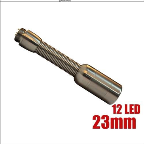 23mm Pipe Drain Duct Sewer Inspection System Camera Head 12leds Lights Snake Camera Head Replacement