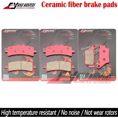 Motorcycle Ceramic Front Rear Brake Pads For Triumph Daytona 675R 675 R 2013 2014 2015 2016 2017