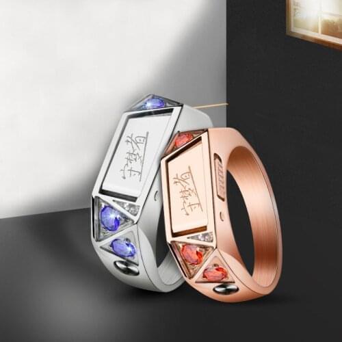 Titanium Steel Self-defense Ring Stainless Steel Anti-wolf Ring Fashion Invisible Outdoor EDC Self-defense Jewelry Wholesale