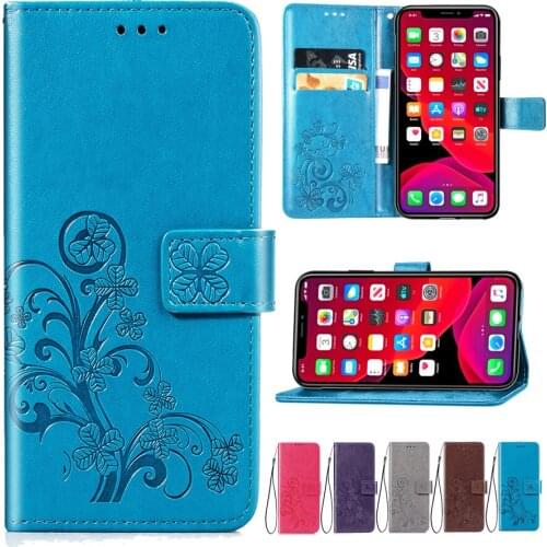 Leather Wallet Case For iPhone 11 12 Pro XS Max 12 Mini XR X 8 7 6 6S Plus 5 5S 5C 5 SE 2020 Luxury Flip Phone Stand Cover Bag