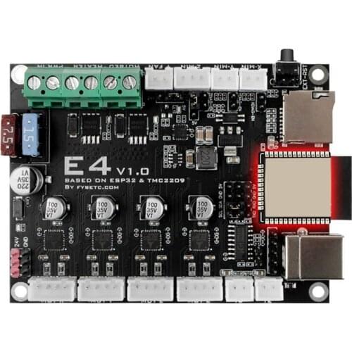 3D Printer Mother Board E4 V1.0 ESP32 Mother Board Control Board Integrated TMC2209 Driver with WIFI