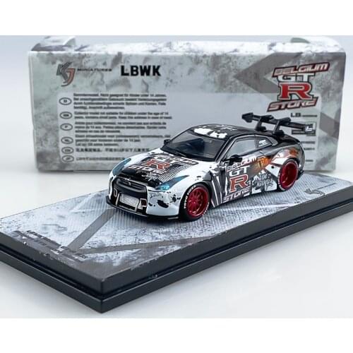 KJ Miniatures 1:64 Nissan GT-R R35 Simulation Model Car