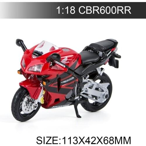 Maisto 1:18 Motorcycle Models CBR600RR Model bike Alloy Motorcycle Model Motor Bike Miniature Race Toy For Gift Collection