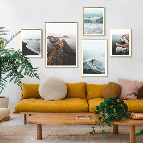 Ocean Print Wall Art Canvas Painting Nature Posters And Prints Landscape Photography Beach Wall Picture For Living Room Decor