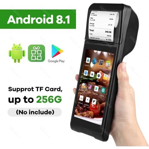 Android PDA Handheld POS Mini Thermal Receipt Printer Bluetooth Wifi 4G For Retail Store All in one Device Portable PDA Mobile
