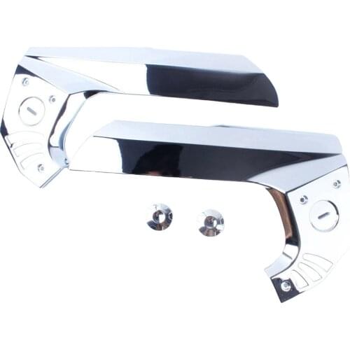 Right & Left Fairing Lower Rear Frame Rim Covers for Honda GL1800 2001-2011 Chrome ABS, Motorcycle Accessories