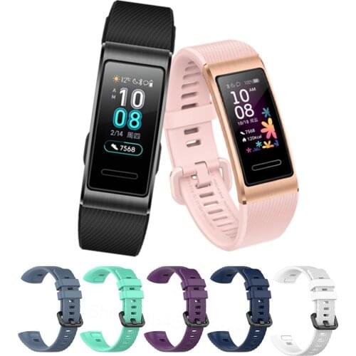 For Huawei Band 4 pro 3 3pro Strap Silicone Bracelet Watch Band Replacement Wrist Strap For Huawei 3/3 Pro Watch accessories