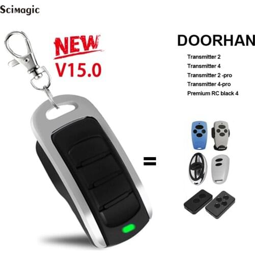 The Latest Upgrade V15.0 Garage Control for ALL Doorhan Remote Control TRANSMITTER - 2 PRO 4 Button Door Command Transmitter